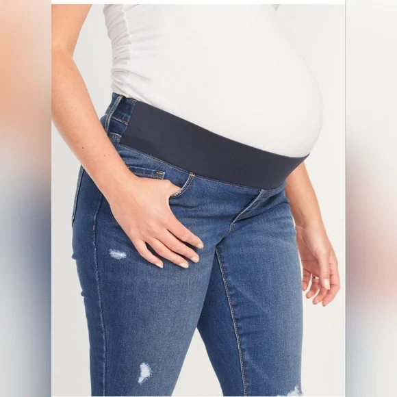 Maternity low-panel pop Icon skinny jeans - Picture 2 of 6